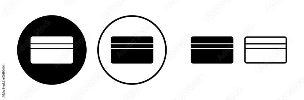 Credit card icon vector. payment icon. debit payment icon Credit card icon vector. payment icon. debit payment icon