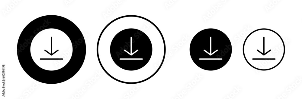 Download icon vector. Downloading vector icon Download icon vector. Downloading vector icon