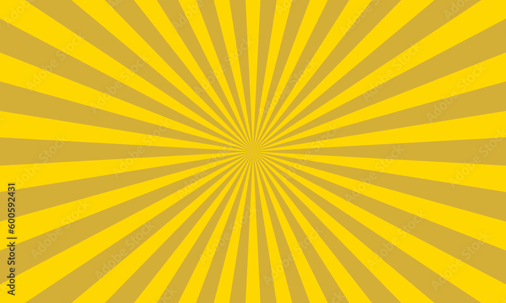Fototapeta premium Elegant golden radial background