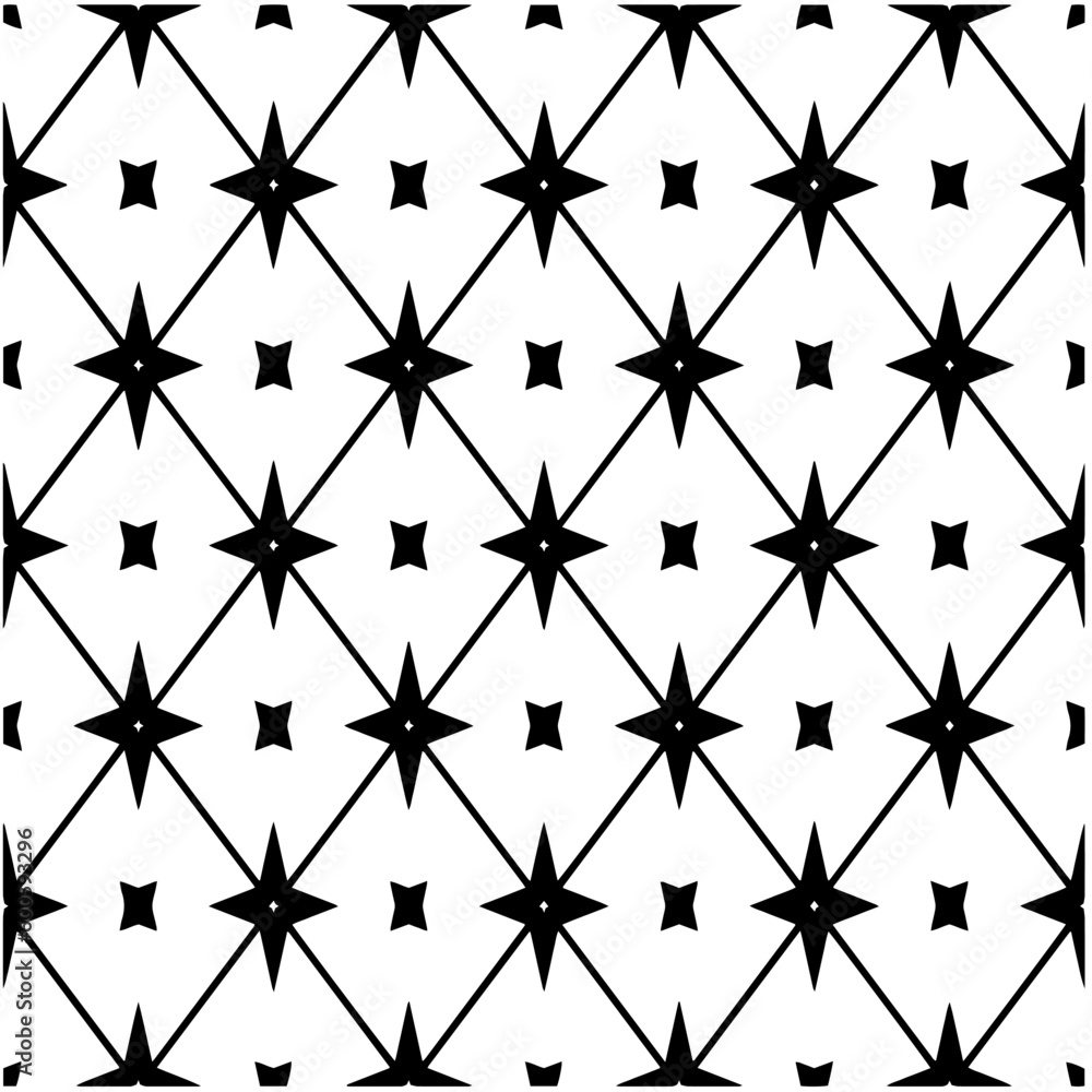 Abstract seamless monochrome pattern on white background for coloring. Design for banner, card, invitation, postcard, textile, fabric, wrapping paper, coloring book. Abstract seamless monochrome pattern on white background for coloring. Design for banner, card, invitation, postcard, textile, fabric, wrapping paper, coloring book.