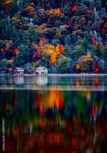 Fall colors in Wisconsin, Devil's Lake photo