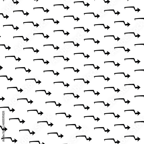 black and white arrows with curved shapes