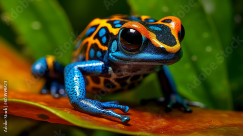 poisonous exotic frog