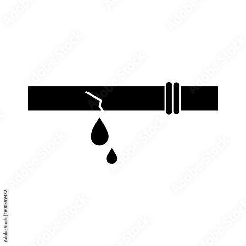 Water leak icon, vector illustration. vector water leak icon illustration isolated on white background.eps
