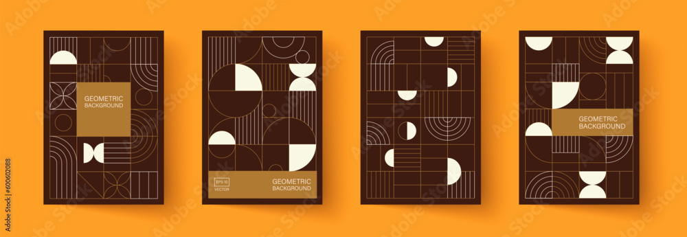 custom made wallpaper toronto digitalTrendy covers design. Minimal geometric shapes compositions. Applicable for brochures, posters, covers and banners.