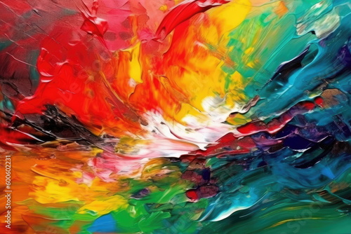 abstract of oil color, colorful background