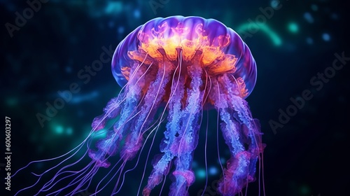 A photo-realistic illustration of a jellyfish © Francisco