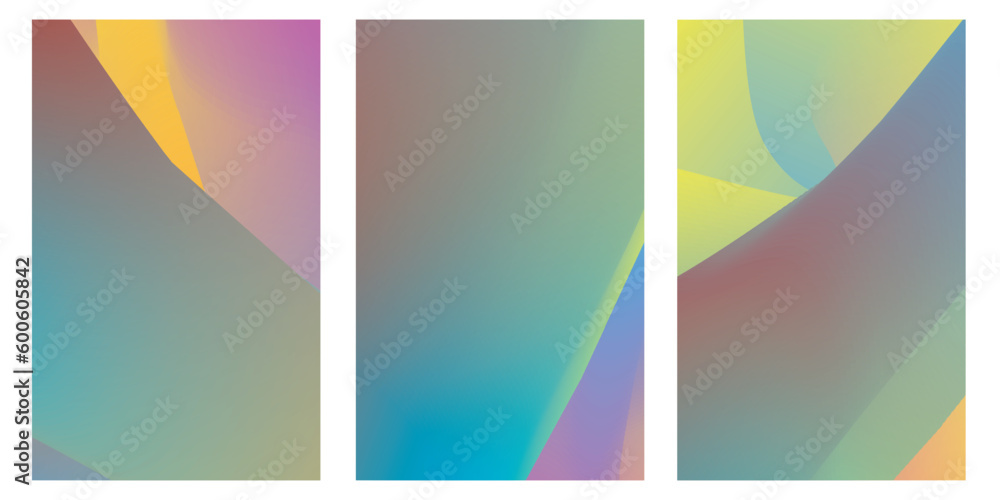 Naklejka premium Blend gradient background. bright colors. Colorful gradient. Rainbow background.