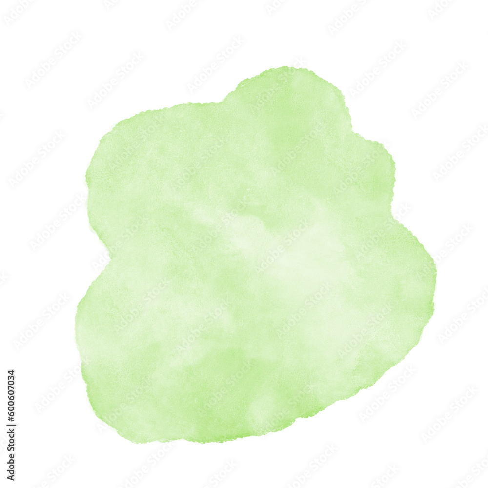 Pastel green Watercolor Abstract Shapes Pastel green Watercolor Abstract Shapes