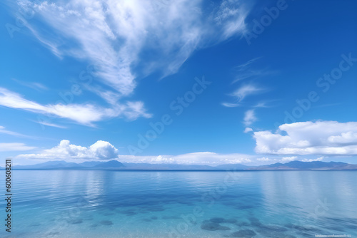 blue sky, clear sky, daylight, energetic, white, sunny,  © chui