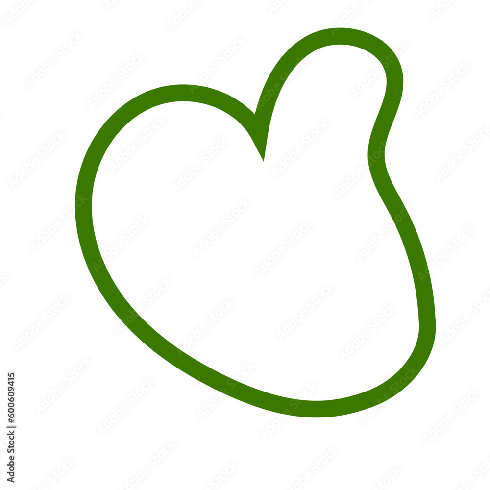 Green Abstract Shapes Outline Green Abstract Shapes Outline