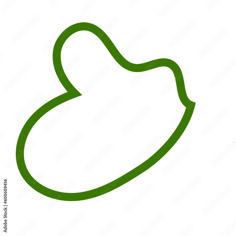 Green Abstract Shapes Outline Green Abstract Shapes Outline