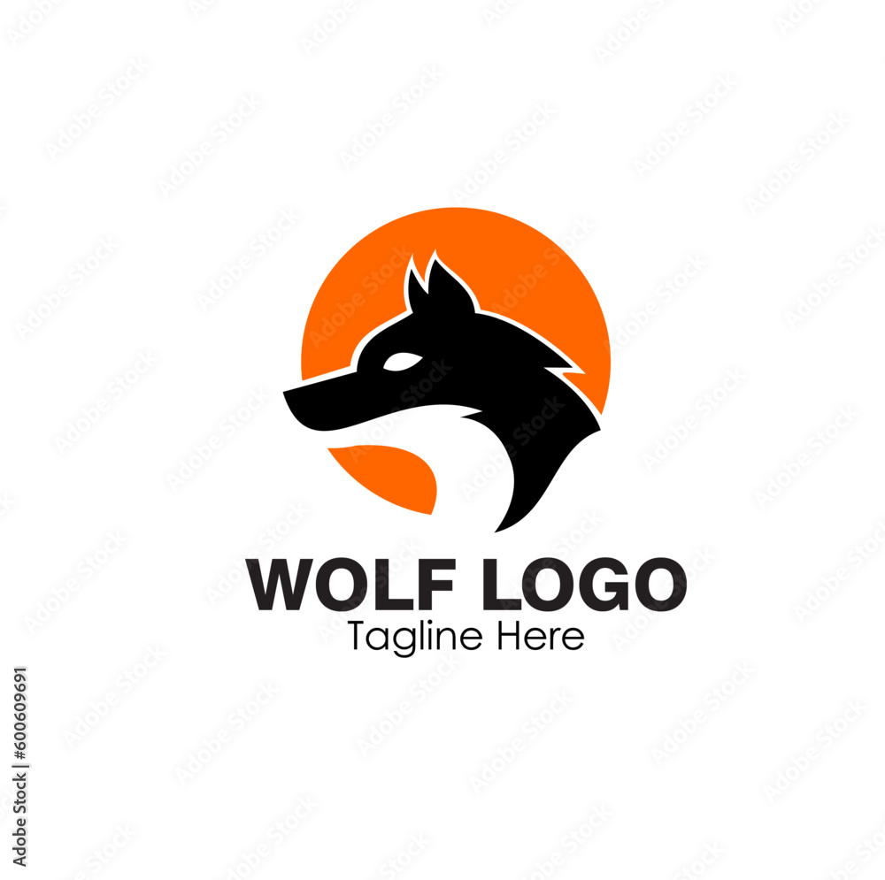 wolf logo design concept vector illustration wolf logo design concept vector illustration