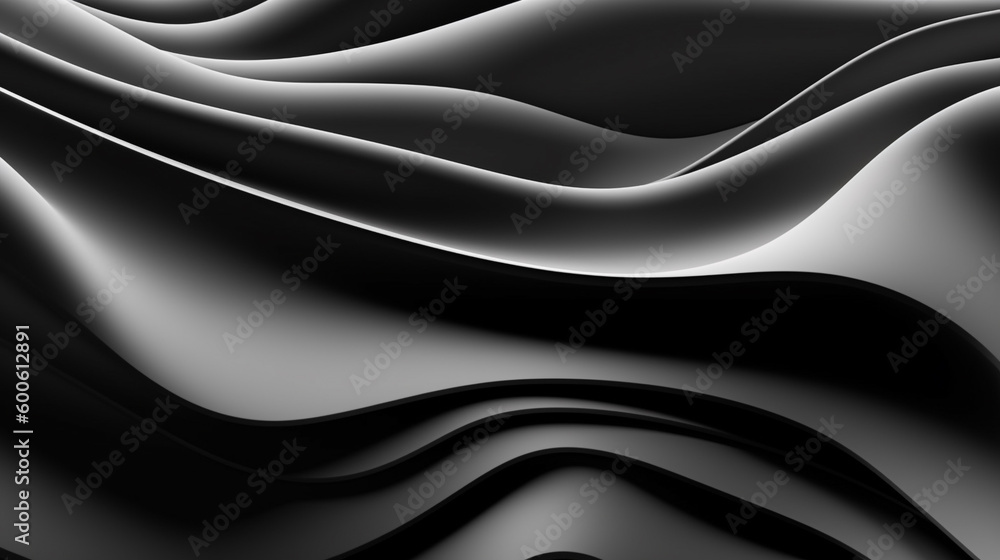 Fototapeta premium Generative AI, a monochromatic color scheme for an elegant and sophisticated website design