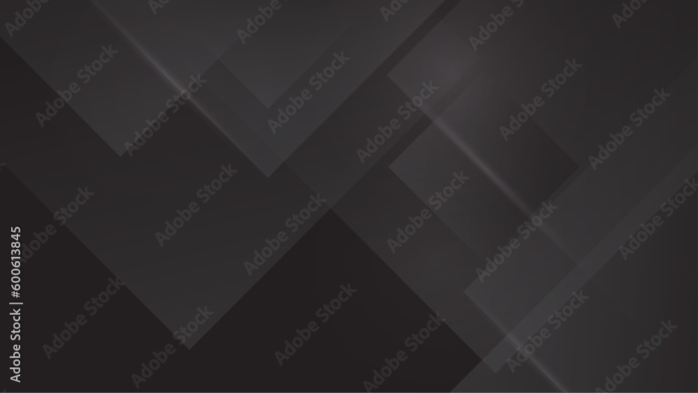 Obraz premium Transparent object on a black background. Geometrical background.