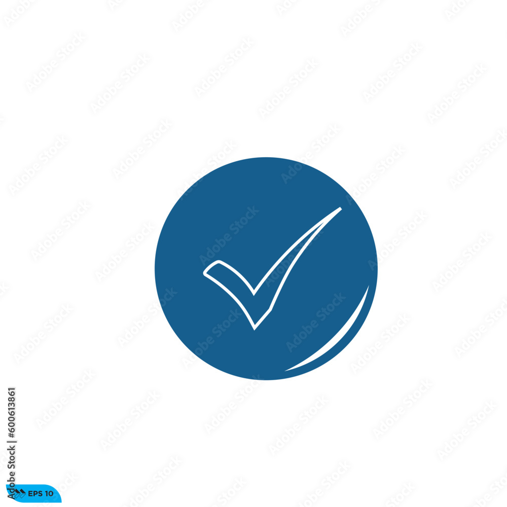 Icon vector graphic of Check mark solid Icon vector graphic of Check mark solid