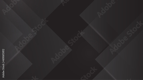 Transparent object on a black background. Geometrical background.