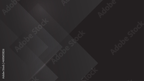 Transparent object on a black background. Geometrical background.