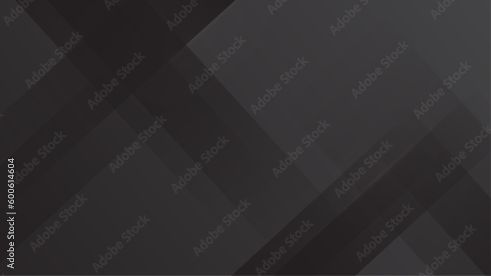 Obraz premium Dark grey geometrical banner template.