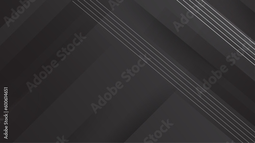 Vector creative geometric design space. Grey background.