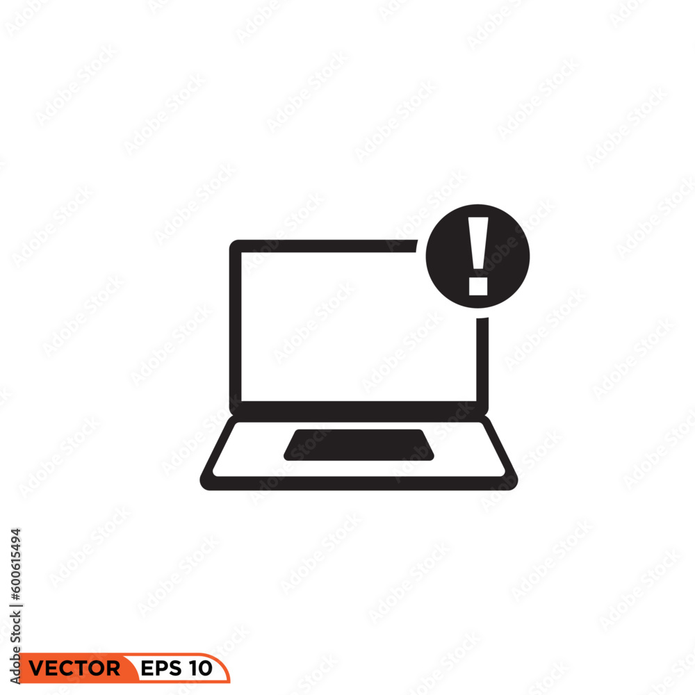 Icon vector graphic of Laptop 