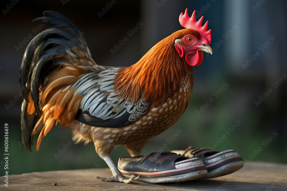 roosters and cool boots