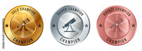 Telescope astronomy science space exploration competition gold silver championship prize best winner contest award