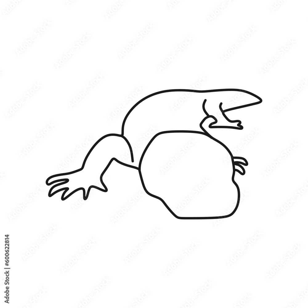 Gila Monster icon in outline mode. Top choice of animal vector illustration in trendy style. Editable graphic resources for many purposes. Gila Monster icon in outline mode. Top choice of animal vector illustration in trendy style. Editable graphic resources for many purposes.