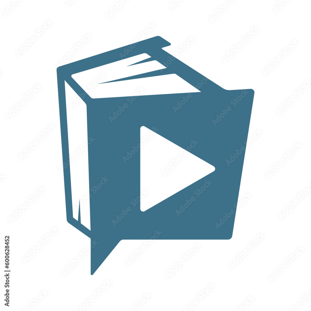 Video play icon logo design Video play icon logo design