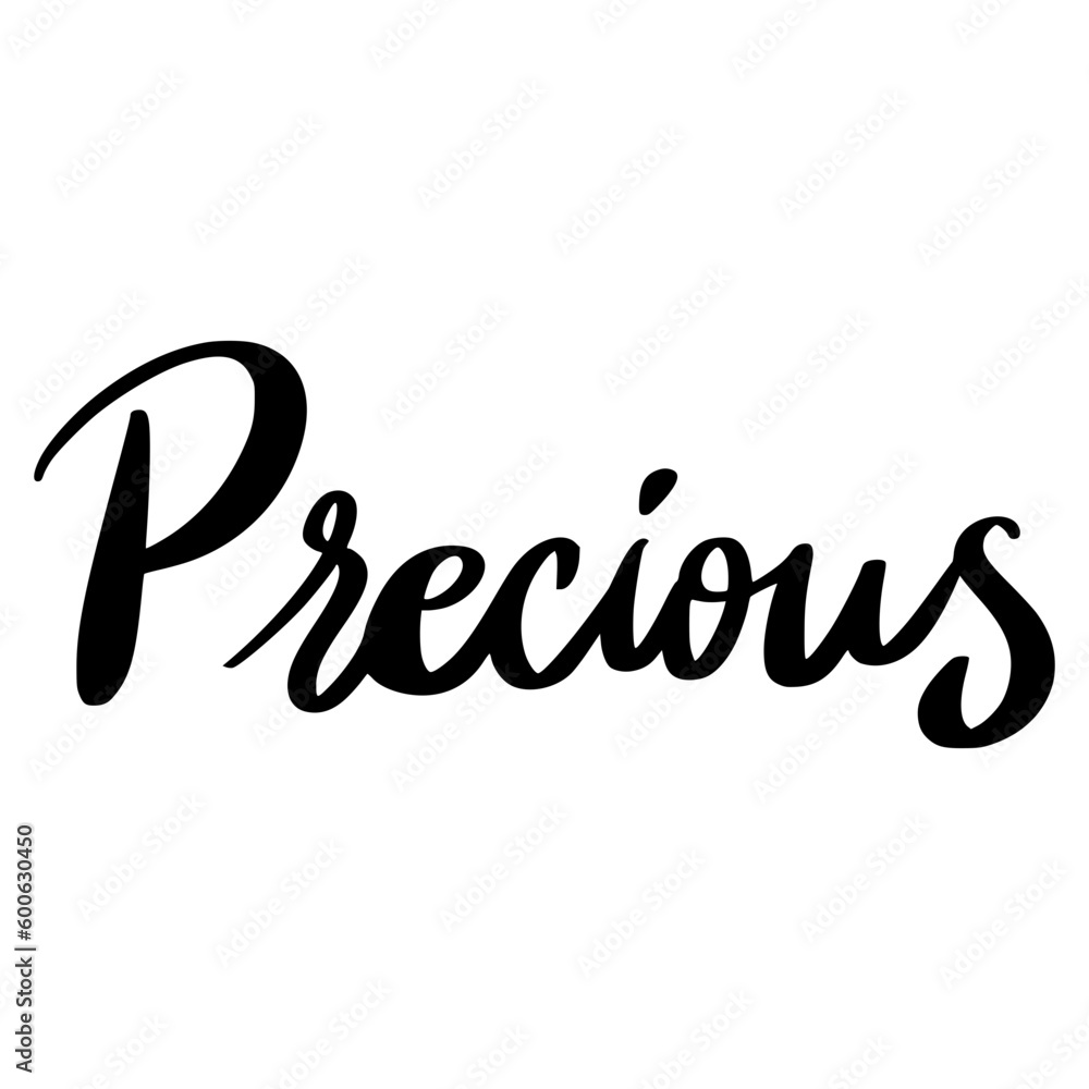 Precious Lettering. Word Ideas Lettering Stickers