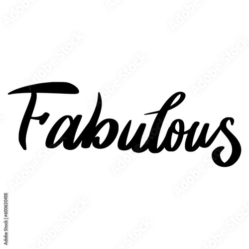 Fabulous Lettering. Word Ideas Lettering Stickers