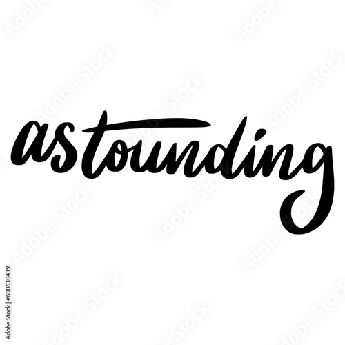 Astounding Lettering. Word Ideas Lettering Stickers