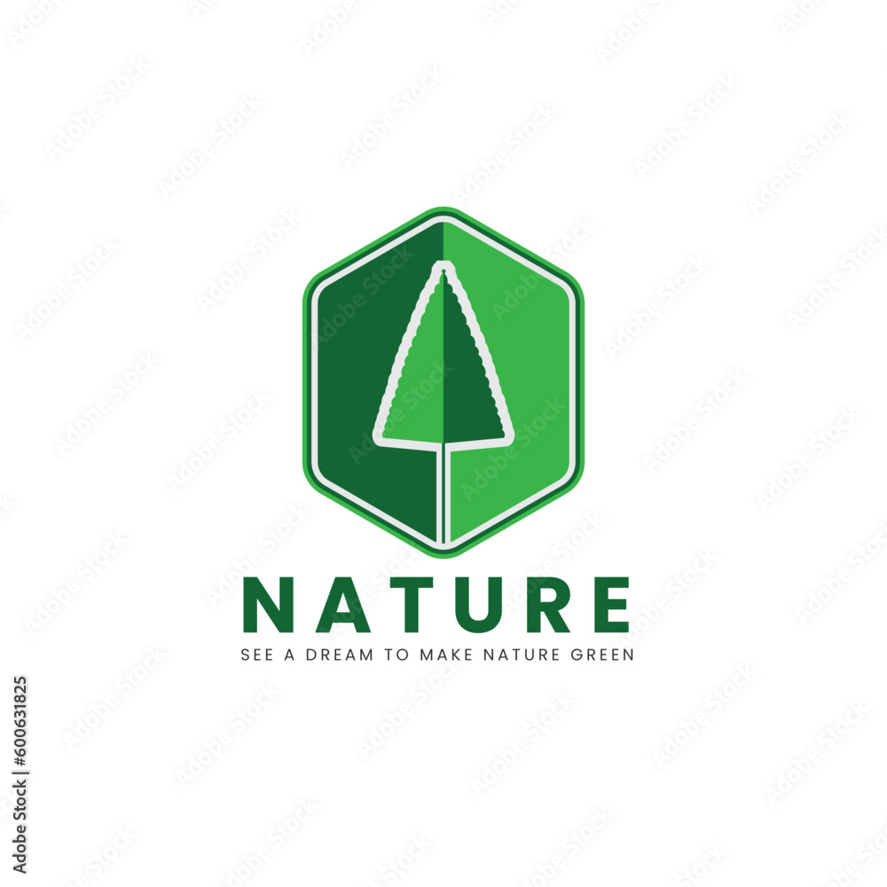 Natural Logo Design Template Natural Logo Design Template