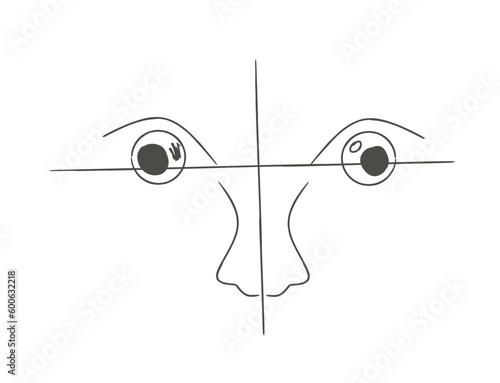 Tutorial on drawing the human eye photo