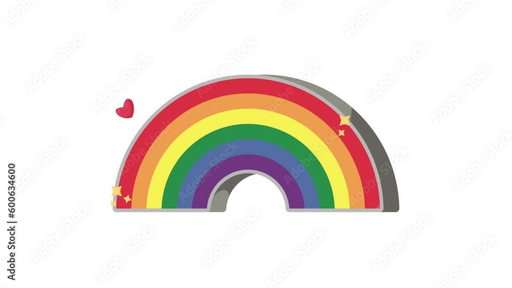 lgtbiq community flag in animation lgtbiq community flag in animation