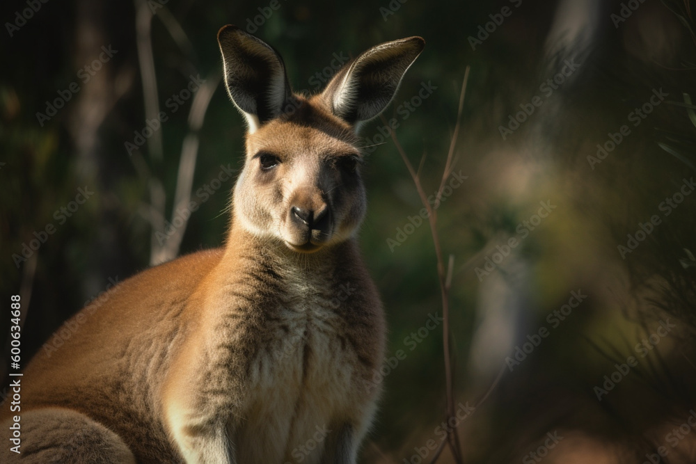 kangaroo in the wild