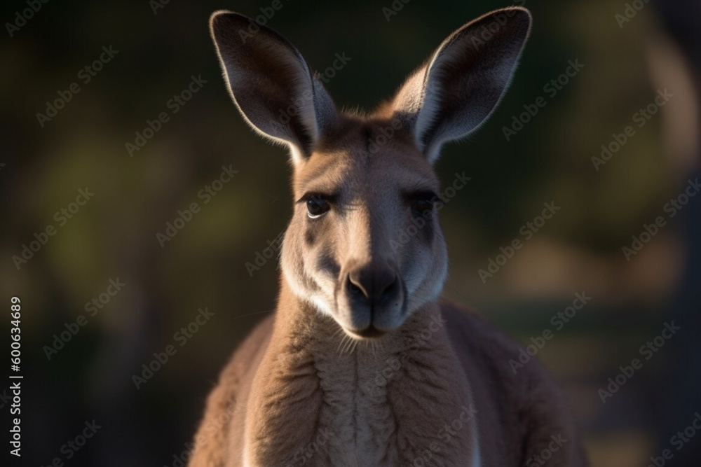 kangaroo in the wild