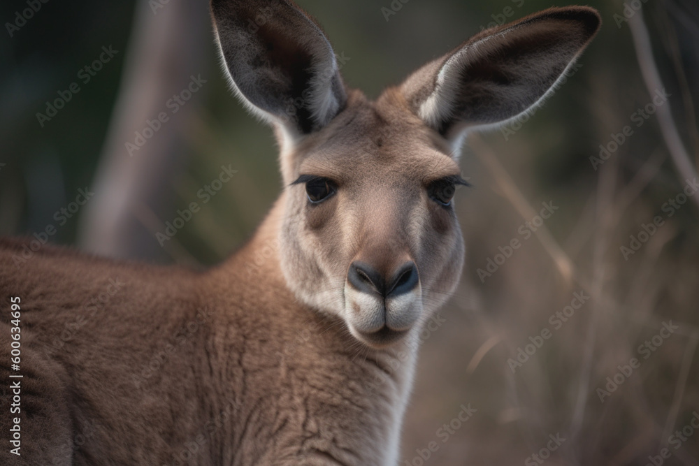 Fototapeta premium kangaroo in the wild