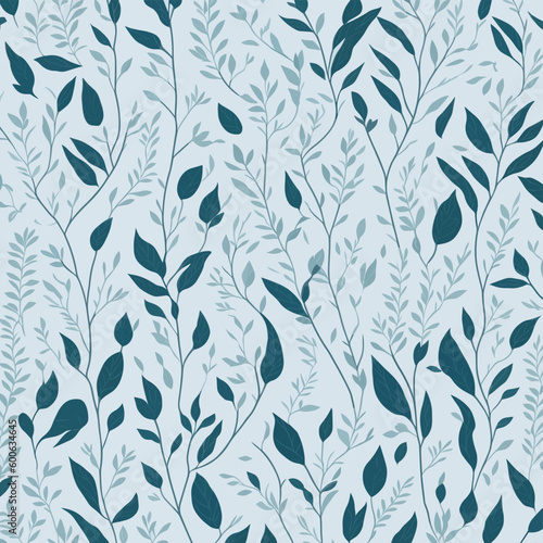 seamless pattern with leaves