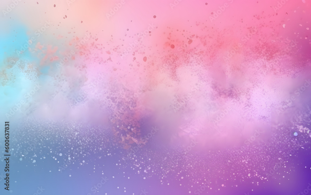Pastel Glitter Mist Paint Gradient Abstract Background