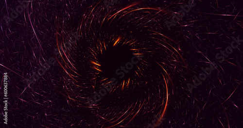 3D rendering abstract fractal business background