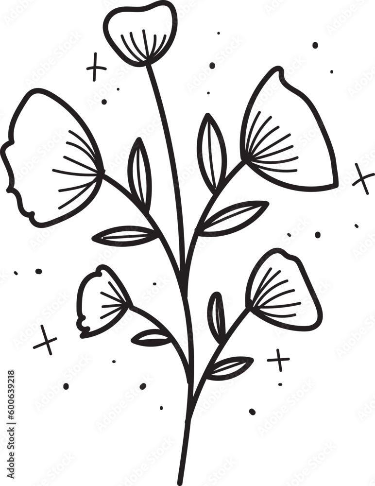 Fototapeta premium Ornament Flower Element