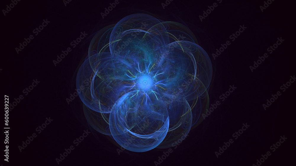 3D rendering abstract circle light background 3D rendering abstract circle light background
