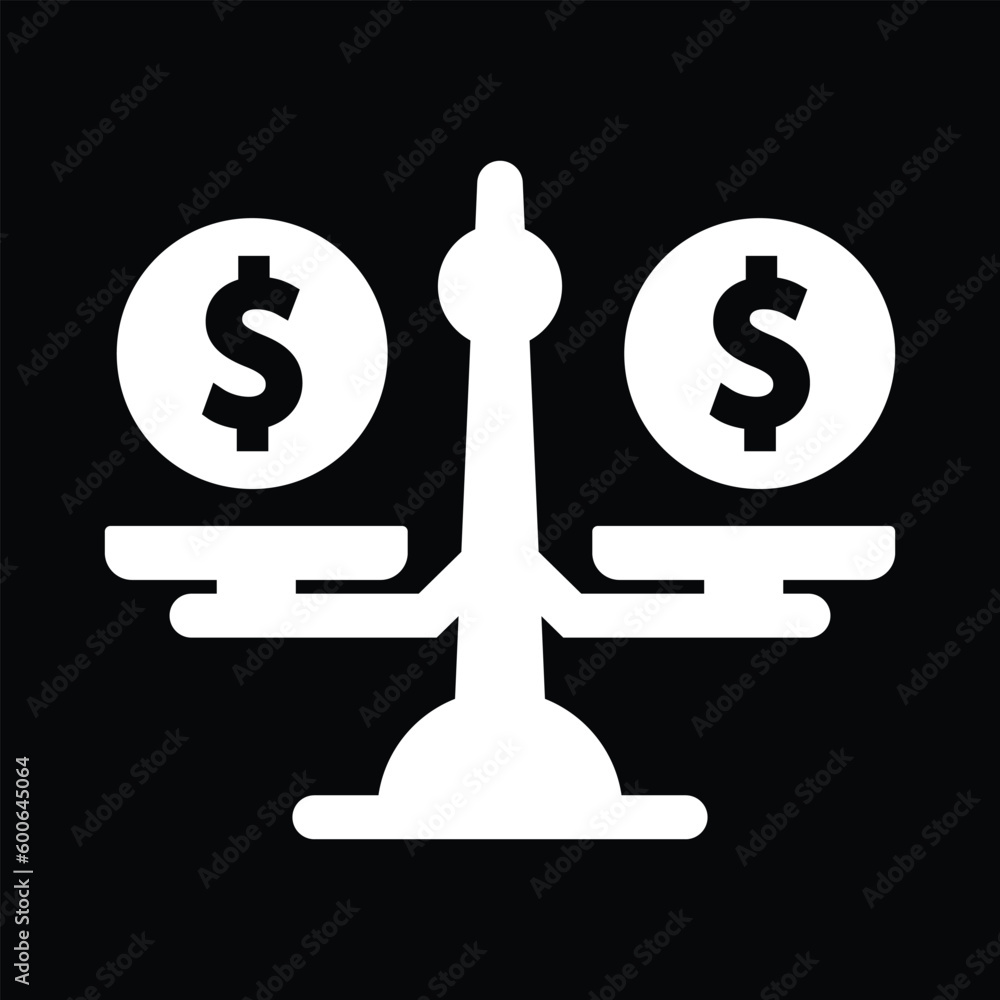 Budget estimate icon, vector illustration Budget estimate icon, vector illustration