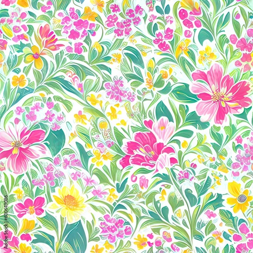 Floral seamless pattern, Flower Seamless pattern, Rose background, Hawaian Pattern, Tropical Texture, Hibiscus Texture, Blossom Pattern, Orchid Background