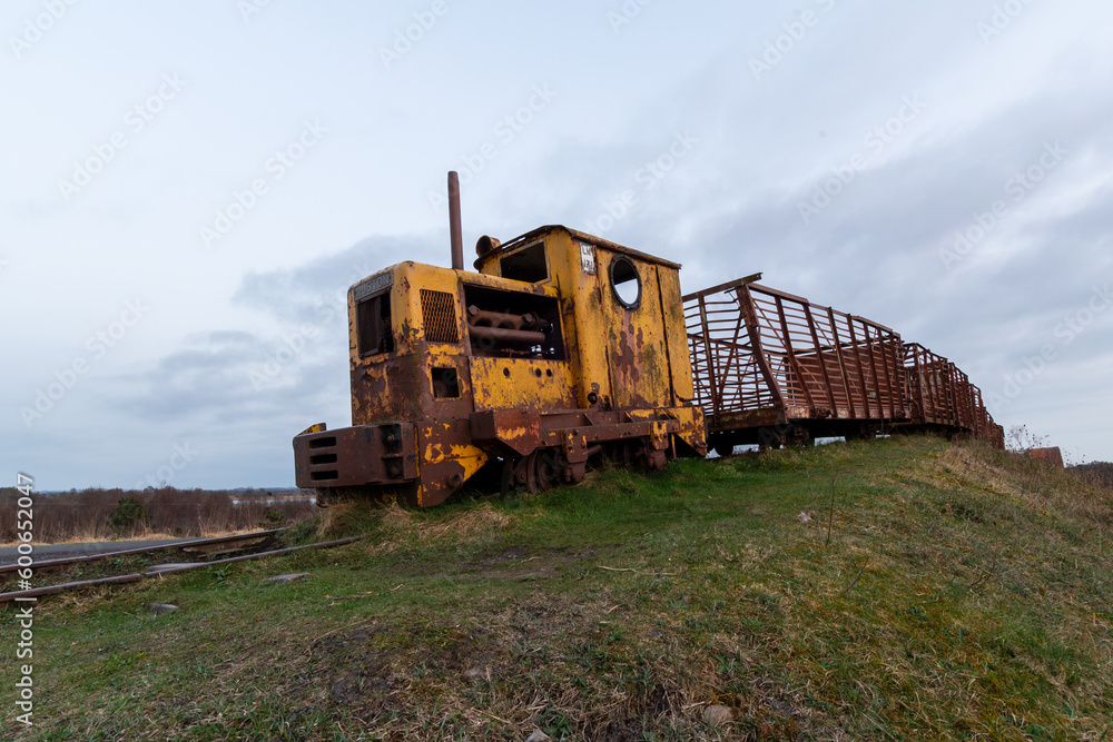 Rusted Relics: The Abandoned Locomotive on the Railway