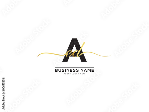 Feminine AED ead Signature Logo Letter For Store