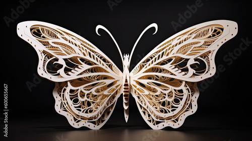 modern art of butterfly wings