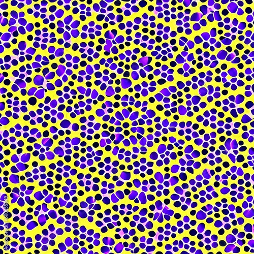 A repeating pattern of circles in shades of pink and purple4, Generative AI