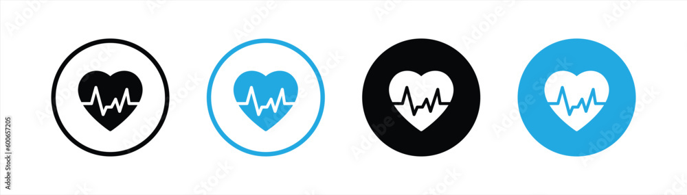 heartbeat icon set. heartbeat pulse line icon. cardiogram icon symbol sign collections, vector illustration heartbeat icon set. heartbeat pulse line icon. cardiogram icon symbol sign collections, vector illustration